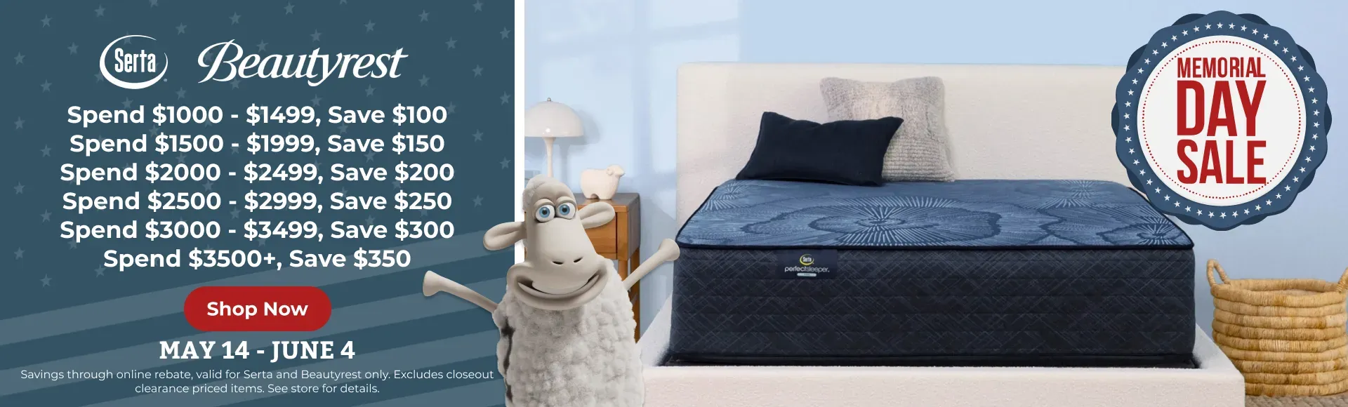 Memorial Day Mattress Rebate